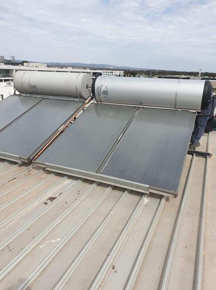 gas pipe system on roofs