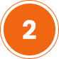 The number two in white inside an orange circle.
