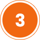 White number 3 inside an orange circle.